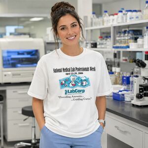 National Medical Lab Professional Week Tee Shirt Unisex XL 2006 White Vintage